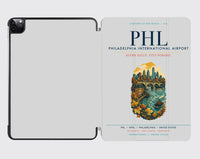 Thumbnail for Philadelphia International Airport (PHL) design on light gray ipad tablet case