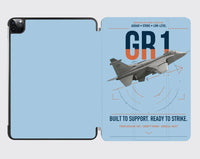 Thumbnail for SEPECAT Jaguar GR1 design on light blue ipad tablet case