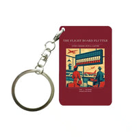 Thumbnail for VINTAGE G4302 - The Flight Board Flutter - Designed Key Chain design on darkred