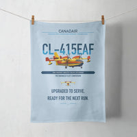 Thumbnail for Canadair CL-415EAF design on light blue towel