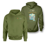Thumbnail for Chambéry-Savoie Airport (CMF) design on green army double-side hoodie