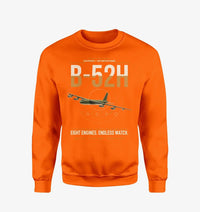 Thumbnail for B-52H Stratofortress design on orange sweatshirt