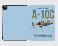 Thumbnail for A-10C Thunderbolt II design on light blue ipad tablet case