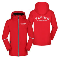 Thumbnail for Flying All Around The World Rain Jacket - view 8