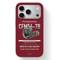Thumbnail for CFM56-7B Case design on dark red iphone case