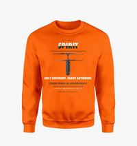Thumbnail for Ascent AeroSystems Spirit design on orange sweatshirt