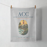 Thumbnail for Accra International Airport (ACC) design on light gray towel