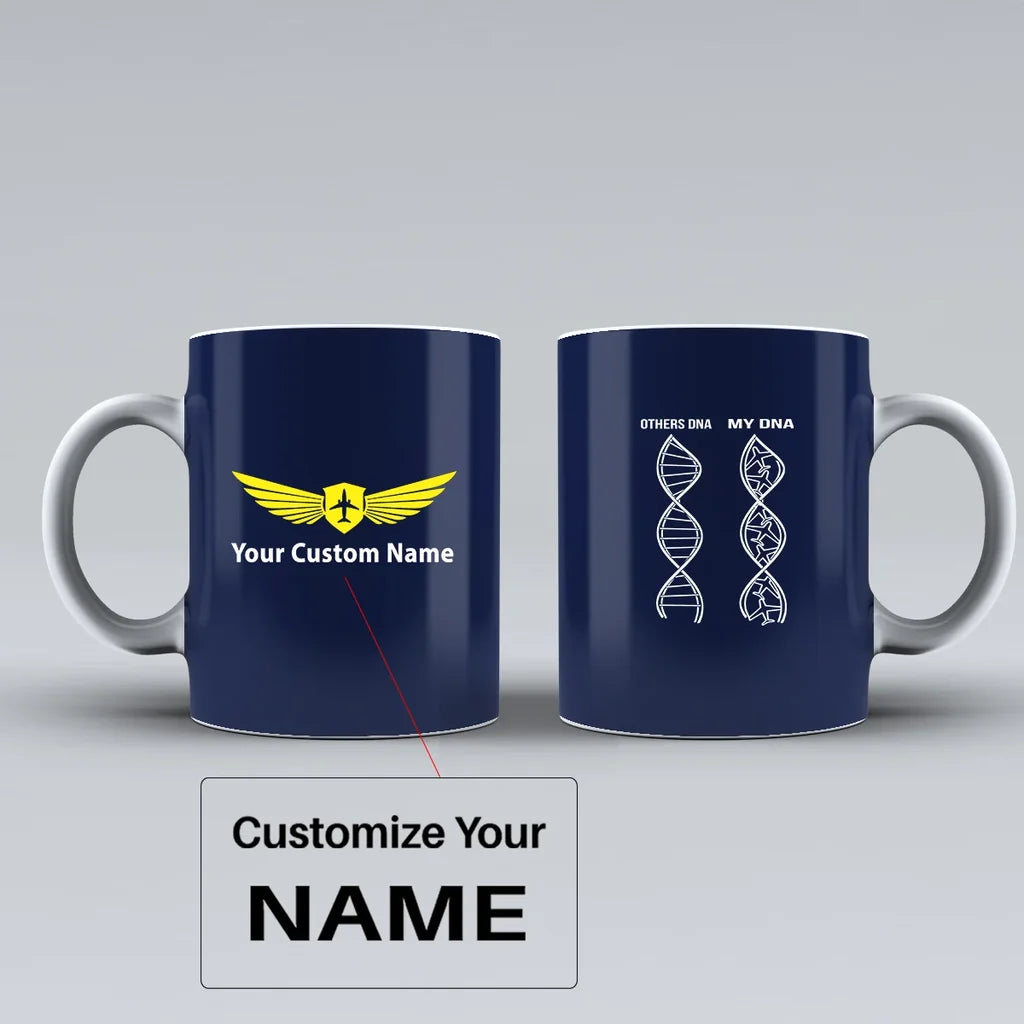 Customisable Aviation DNA Mug - view 5