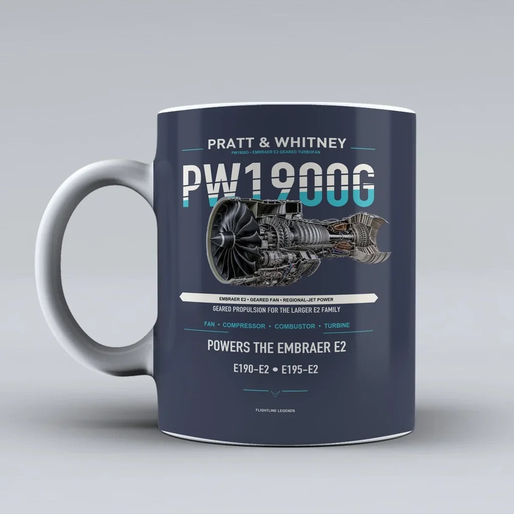 Mug design on dark blue pw1900g