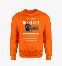 Thumbnail for TRENT 800 design on orange sweatshirt
