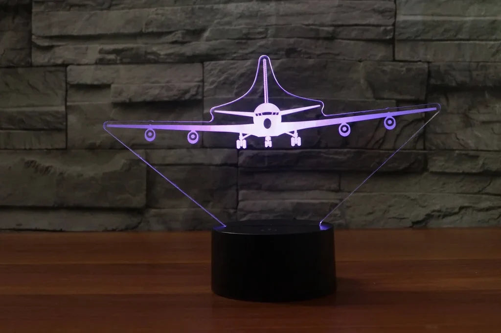 Customisable Boeing 707 3D Lamp - view 6