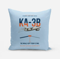 Thumbnail for KA-3B Skywarrior design on light blue pillow