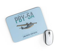 Thumbnail for PBY-5A Catalina design on light blue rectangle mouse pad
