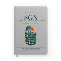 Thumbnail for Tan Son Nhat International Airport Ho Chi Minh City (SGN) design on light gray notebook