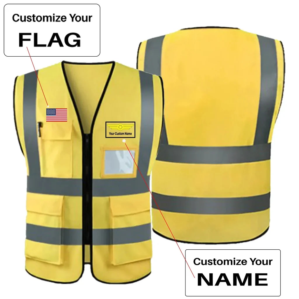 Customisable Flag & Name with Badge Vest - view 5