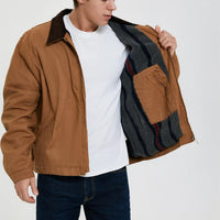 Thumbnail for Thick Style Workwear Canvas Jacket - view 9