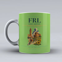 Thumbnail for Forlì Airport (FRL) airport code design on light green ceramic mug