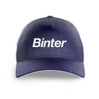 Thumbnail for Binter Canarias Airlines logo printed on dark blue cap