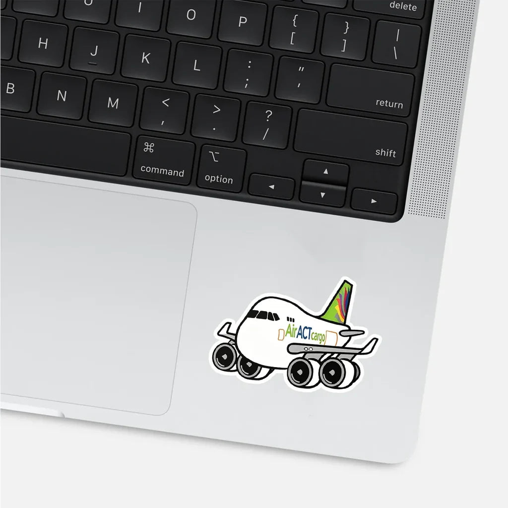 Air ACT Boeing 747F Airplanes sticker