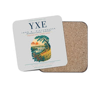Thumbnail for Saskatoon John G. Diefenbaker International Airport (YXE) design on light gray 1 piece coaster