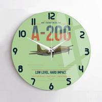 Thumbnail for A-20G Havoc design on light green no frame wall clock