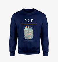 Thumbnail for Viracopos International Airport VCP Sweatshirt - Navy Blue