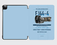 Thumbnail for FJ44-4 design on light blue ipad tablet case