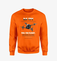 Thumbnail for DJI FPV design on orange sweatshirt