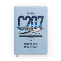 Thumbnail for Cessna T207A Stationair 8 design on light blue notebook