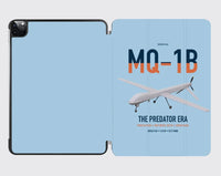 Thumbnail for MQ-1B Predator design on light blue ipad tablet case