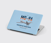 Thumbnail for MQ-9A Reaper design on light blue MacBook case