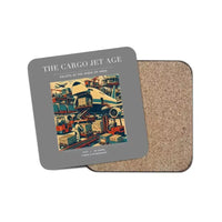 Thumbnail for The Cargo Jet Age - Designed Coasters design on gray 1-piece