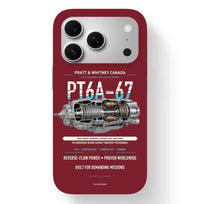 Thumbnail for PT6A-67 Case design on dark red iphone case
