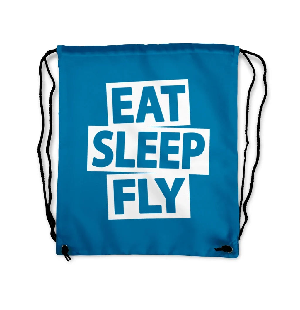 Eat Sleep Fly Drawstring Bag - view 5