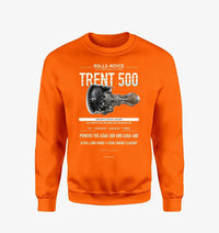 Thumbnail for TRENT 500 design on orange sweatshirt