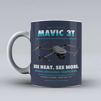 Thumbnail for Mavic 3 Thermal Mug design on dark blue dji