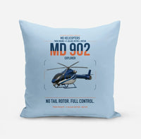 Thumbnail for MD Helicopters MD 902 Explorer design on light blue pillow