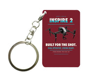 Thumbnail for DJI Inspire 2 Key Chain design on dark red key chain
