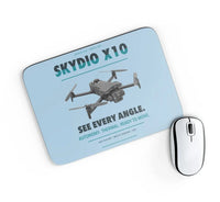 Thumbnail for Skydio X10 design on light blue rectangle mouse pad