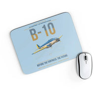 Thumbnail for Martin B-10 design on light blue rectangle mouse pad