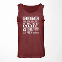 Thumbnail for Airline Pilot Label Tank Top - view 5