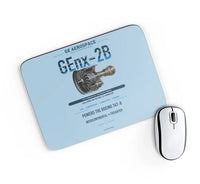 Thumbnail for GEnx-2B design on light blue rectangle mouse pad