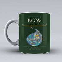 Thumbnail for Baghdad International Airport BGW Mug - Dark Green