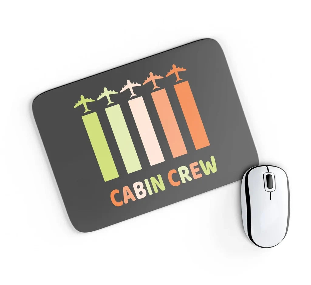 Colourful Cabin Crew Mouse Pad - view 5