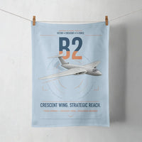 Thumbnail for Handley Page Victor B2 design on light blue towel