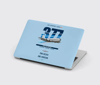 Thumbnail for Boeing 377 Stratocruiser design on light blue MacBook case