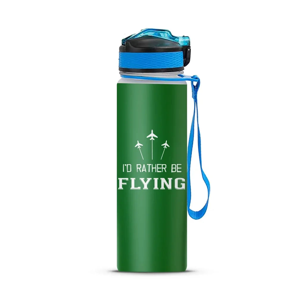 I'd Rather Be Flying Sports Bottle - view 5