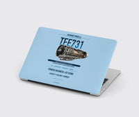 Thumbnail for TFE731 design on light blue MacBook case