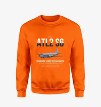 Thumbnail for Atlantique 2 Standard 6 design on orange sweatshirt