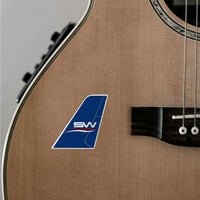 Thumbnail for Customisable Silk Way West Airlines Sticker - view 5